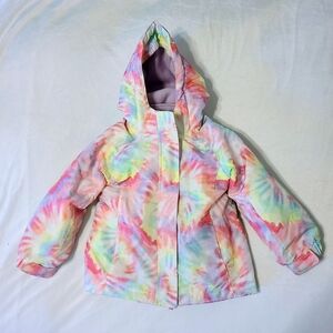 The Children's Place Colorful Tie-Dye Puffer Jacket